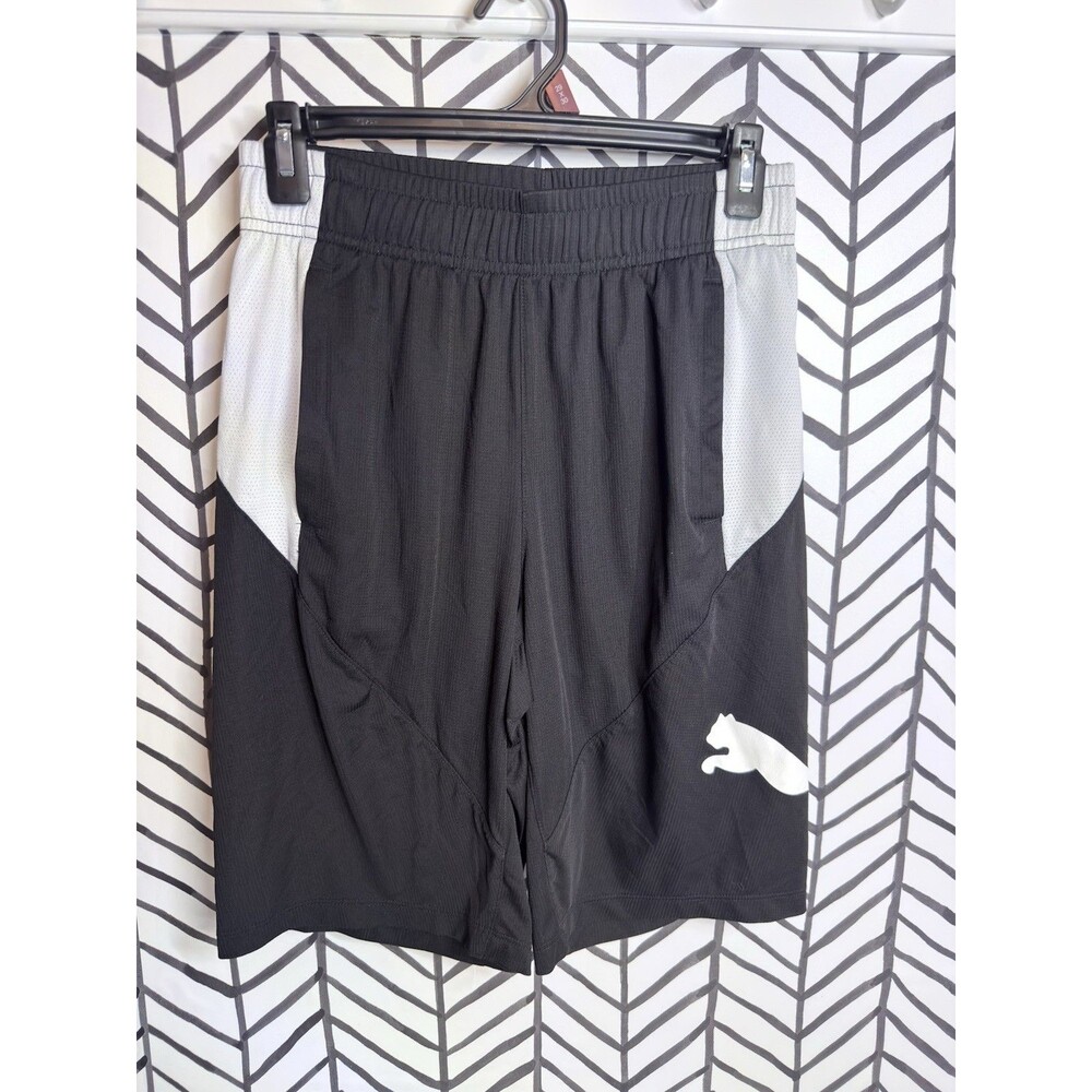 Puma Black Activewear Basketball Shorts With Pockets Men’s Small 6040
